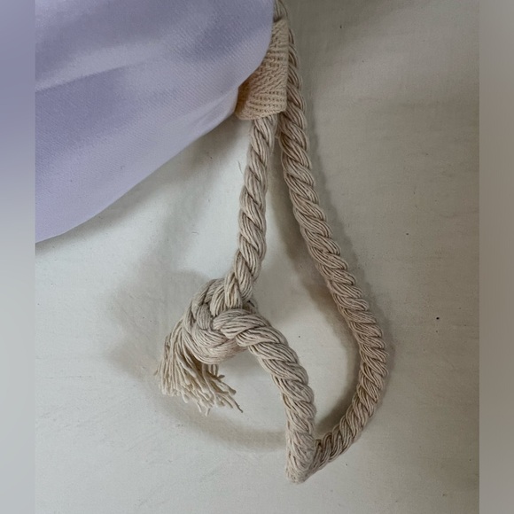 NEW Sliced Pineapple & Hawaiian Islands Satin Rope Drawstring Backpack Bag - Picture 3 of 7